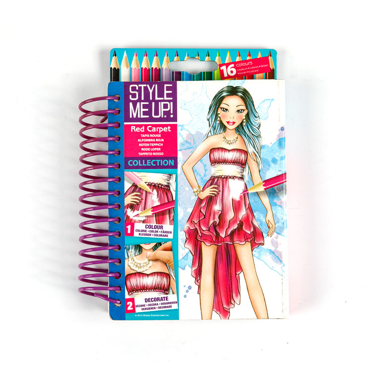 Sketch Book - Spiral Book Skirt Girl