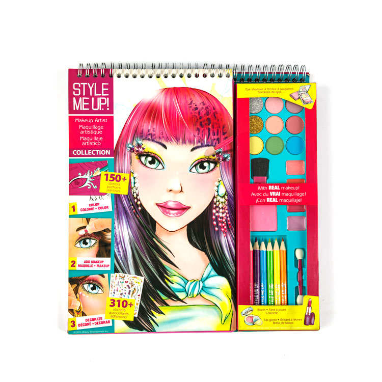 Sketch Book - Crayon Pad BG ပါသော ခရုပတ်စာအုပ်